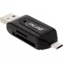 InLine OTG Divu slotu karšu lasītājs SD un microSD 66779