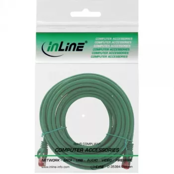 InLine Patch Kabelis S/FTP PiMF Cat.6 250MHz varš bezhalogēns zaļš 15m