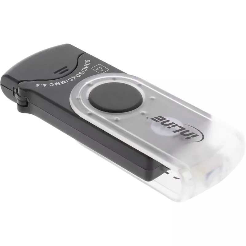 InLine USB 3.0 Mobilais karšu lasītājs ar 2 slotiem SD SDHC SDXC microSD
