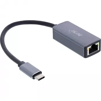 InLine USB 3.2 uz 2.5G Ethernet tīkla adaptera kabelis, USB-C uz RJ45