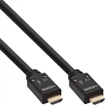 InLine HDMI aktīvais kabelis, HDMI-High Speed with Ethernet, M/M, 10m
