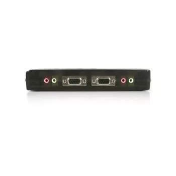 StarTech.com 4 Portu USB KVM Slēdzis Komplekts ar Kabeļiem un Audio Melns