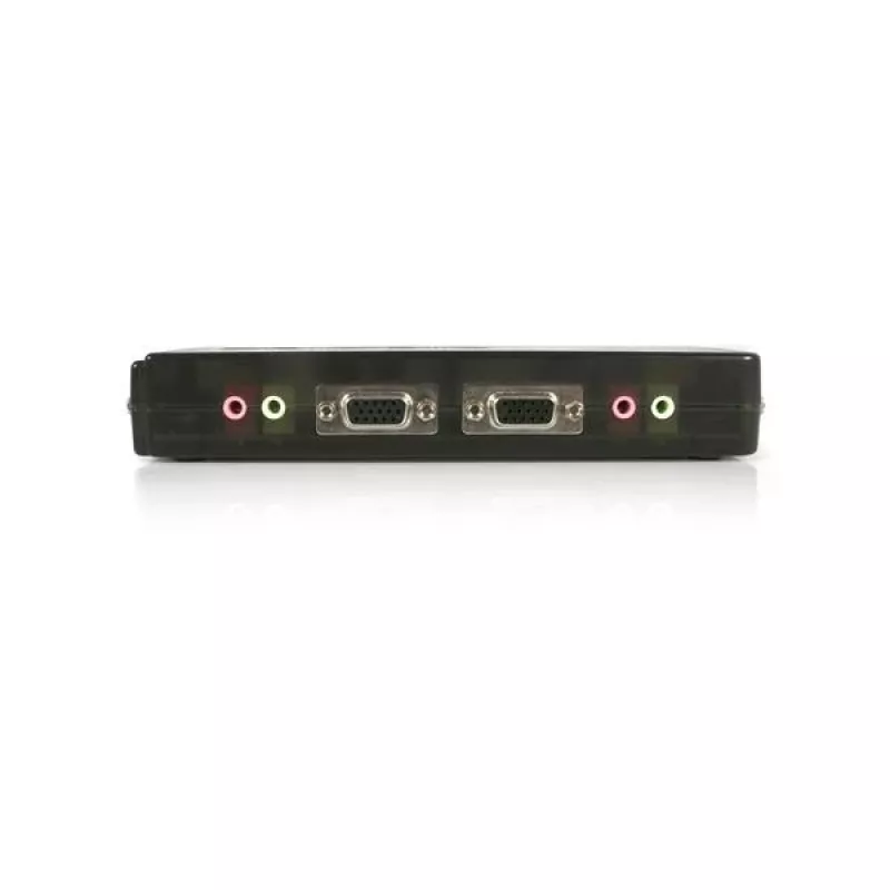 StarTech.com 4 Portu USB KVM Slēdzis Komplekts ar Kabeļiem un Audio Melns