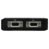 StarTech.com 2 portu melns USB KVM slēdzis komplektā ar audio un kabeļiem