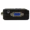 StarTech.com 2 portu melns USB KVM slēdzis komplektā ar audio un kabeļiem