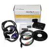 StarTech.com 2 portu melns USB KVM slēdzis komplektā ar audio un kabeļiem