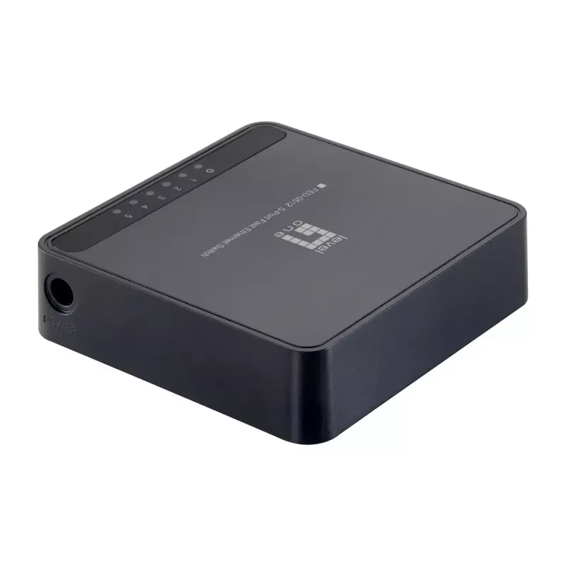 Tīkla slēdzis LevelOne FEU-0512 Fast Ethernet 10/100 Melns