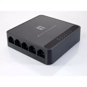 Tīkla slēdzis LevelOne FEU-0512 Fast Ethernet 10/100 Melns