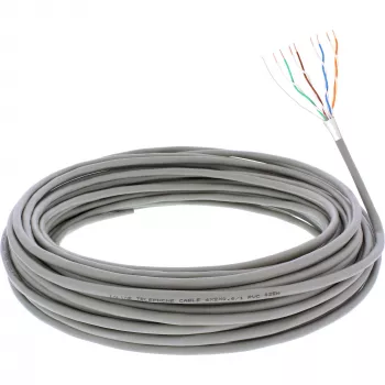 InLine Telefona kabelis 8 vadu masīvā instalācija 4x2x0,6mm ekranēts 25m