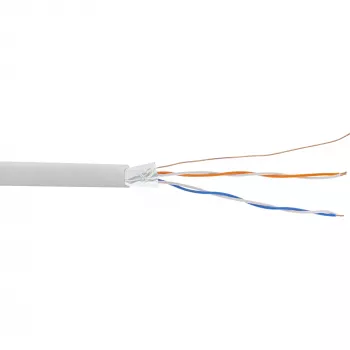 InLine telefona instalācijas kabelis 4 vadi masīvs 2x2x0.6mm ekranēts 100m