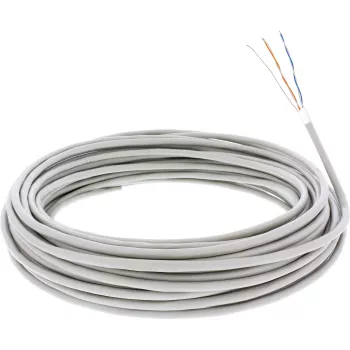 InLine telefona instalācijas kabelis 4 vadi masīvs 2x2x0.6mm ekranēts 100m