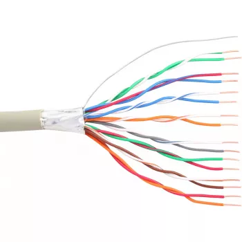 InLine telefona kabelis 16 vadi cieta instalācija 8x2x0,6mm ekranēts 25m
