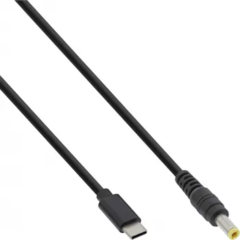 InLine USB-C uz ASUS/Lenovo klēpjdatora (apaļs) lādēšanas kabelis, 2m