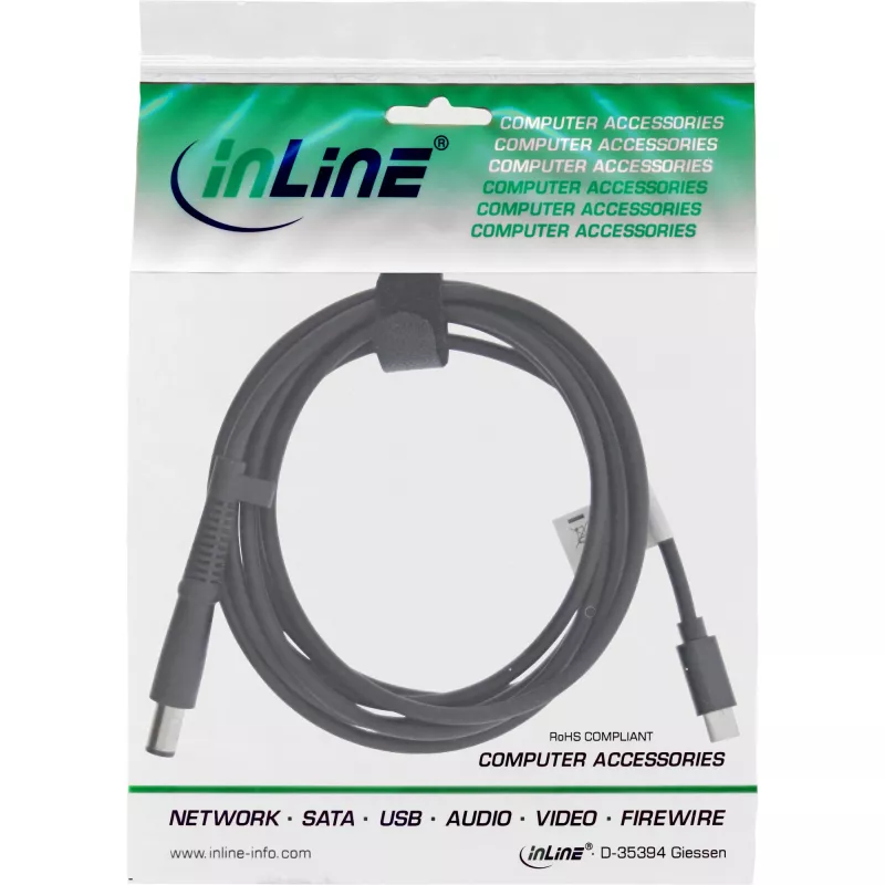 InLine USB-C uz HP klēpjdatora uzlādes kabelis, 2m