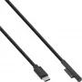 InLine USB-C uz Surface lādēšanas kabelis, 1 m
