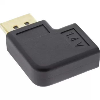 InLine DisplayPort adapter, DisplayPort vīriņš / sieviņš, taisnleņķa