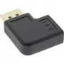 InLine DisplayPort adapter, DisplayPort vīriņš / sieviņš, taisnleņķa