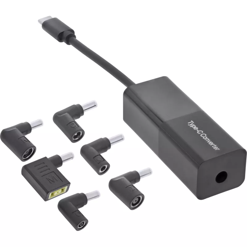 Strāvas padeves komplekts InLine Notebook 26679 USB-C 7-in-1 uzlādes komplekts