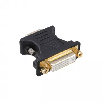 InLine DVI-A Adapteris DVI 24+5 sievišķais / HD15 vīrišķais ar zeltītiem kontaktiem