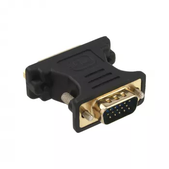 InLine DVI-A Adapteris DVI 24+5 sievišķais / HD15 vīrišķais ar zeltītiem kontaktiem
