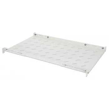 Intellinet 19 collu fiksēts plaukts (regulējams), 1U, 750mm dziļums, 750-950mm regulējams, maks. 20 kg, pelēks, mūža garantija
