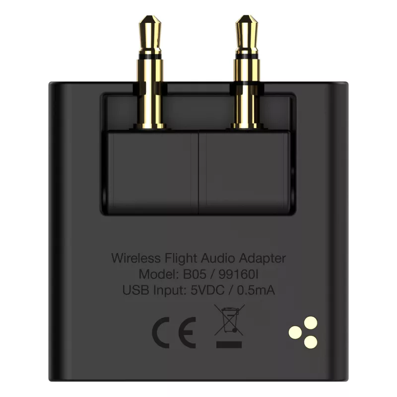 InLine Bluetooth audio raidītājs lidmašīnai, BT 5.0, aptX HD/LL