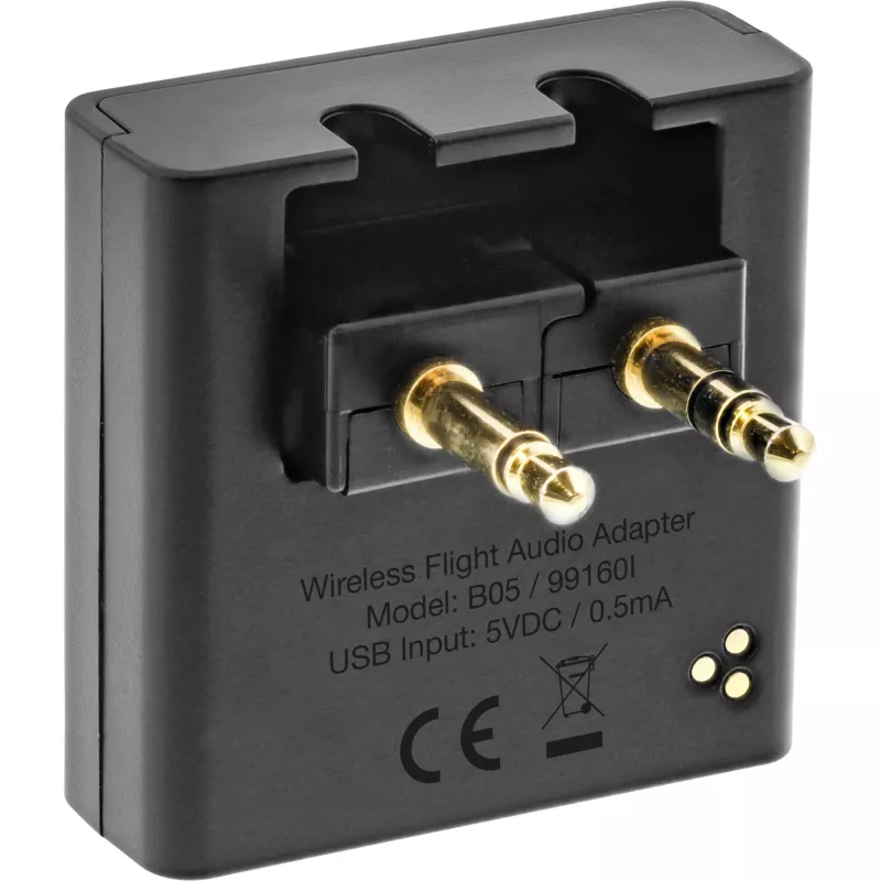 InLine Bluetooth audio raidītājs lidmašīnai, BT 5.0, aptX HD/LL