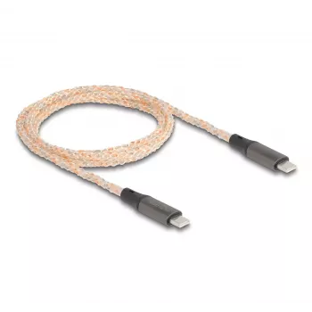 DeLOCK USB 2.0 kabelis USB Type-C vīriešu–vīriešu PD 3.0 100 W RGB 1,20 m