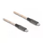 DeLOCK USB 2.0 kabelis USB Type-C vīriešu–vīriešu PD 3.0 100 W RGB 1,20 m