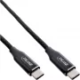 InLine Magnetic USB-C kabelis, USB-C vīriešu/vīriešu, 100W, melns, 2m