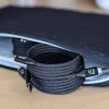 InLine magnētiskais USB-C kabelis, USB-C vīriešu/vīriešu, 100W, melns, 1.5m