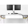 InLine zemgalda kabeļu pārvaldības sistēma 23190W — tērauds, balts, 114×600×76 mm