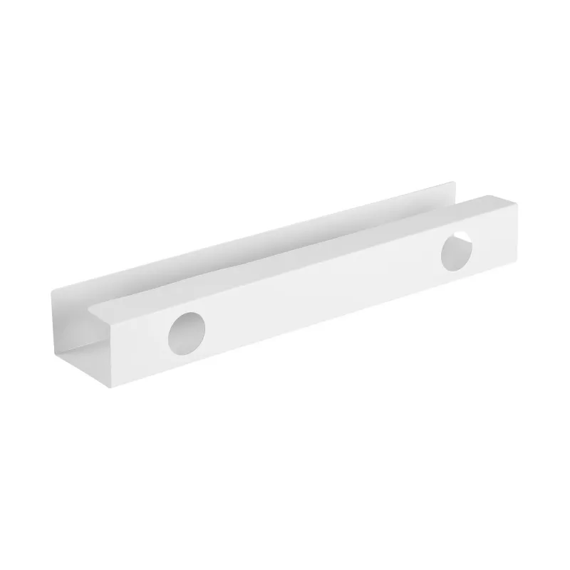 InLine zemgalda kabeļu pārvaldības sistēma 23190W — tērauds, balts, 114×600×76 mm