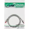 InLine Patch Kabelis S/FTP PiMF Cat.6 250MHz PVC varš pelēks 1m