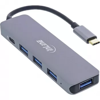 USB Hubs InLine USB 3.2 USB-C Multi Hub 4x USB-A 5Gb/s + USB-C (Dati/PD 87W)