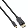 USB-C uz DisplayPort kabelis InLine 64121, 1m