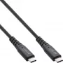 USB4 kabelis InLine USB-C vīriešu uz USB-C vīriešu, USB4 Gen 3x2, 40 Gbit/s, PD 240W, 8K@60Hz, TPE, 2 m