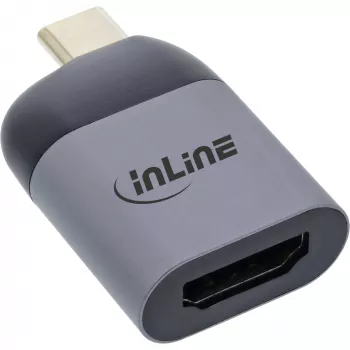 InLine USB displeja pārveidotājs, USB-C vīrišķais uz HDMI sievišķo, 4K60Hz