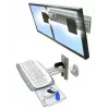 Sienas stiprinājums Ergotron Neo-Flex diviem monitoriem 61 cm (24 collas) Sudrabs
