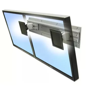 Sienas stiprinājums Ergotron Neo-Flex diviem monitoriem 61 cm (24 collas) Sudrabs