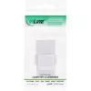 InLine USB 3.1 Snap-In modulis, USB-C sieviete/sieviete, balts korpuss