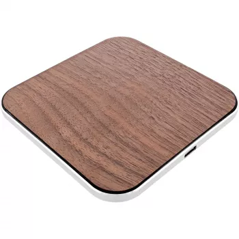 InLine Qi woodcharge, bezvadu ātrais lādētājs, 5/7,5/10/15W, USB-C, bez logotipa
