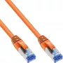 InLine Patch Kabelis S/FTP PiMF Cat.6A bezhalogēns 500MHz oranžs 10m