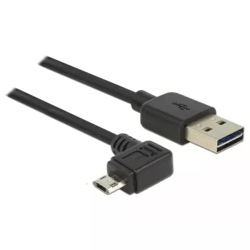 USB kabelis DeLOCK 83846 USB 2.0 1 m USB A Micro-USB B Melns