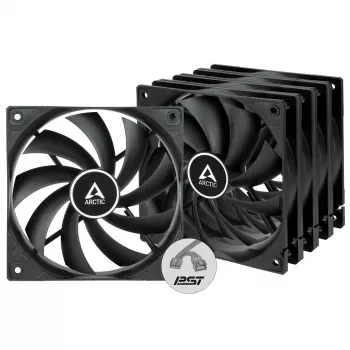 ARCTIC F12 PWM PST - 120 mm korpusa ventilators, PWM, 230-1350 RPM, 0.3 Sone, 90,1 m³/h
