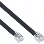 InLine Modular Cable RJ12 tēviņš / tēviņš 6P6C 1m