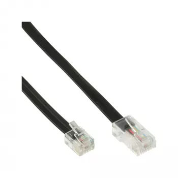 InLine modulārais kabelis RJ45 8P6C uz RJ12 6P6C tēviņš/tēviņš 10m