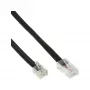 InLine modulārais kabelis RJ45 8P6C uz RJ12 6P6C tēviņš/tēviņš 10m