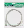 InLine USB 2.0 pagarinātājkabelis A tipa vīriešu/sieviešu 34650 0.5m caurspīdīgs