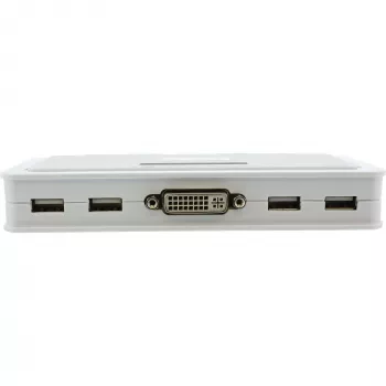 InLine KVM Slēdzis 4 Porti DVI-D + USB + Audio ar 2 Kabeļu Komplektiem